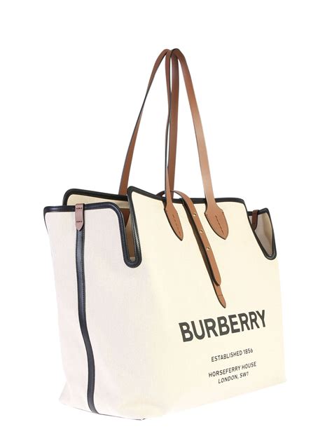 white burberry handbag|large white burberry purses.